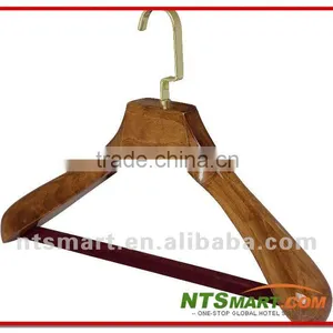 Fee Standing Natural Wooden Clothes Hanger thumbnail-1