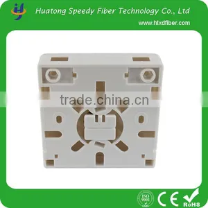 China FTTH Mini Wall Panel Fiber Optic PVC Distribution Junction Box 2port thumbnail-1