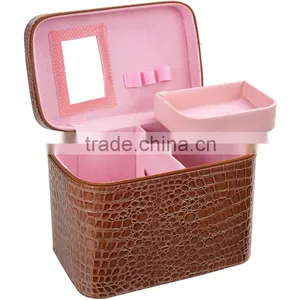 2015 Newest Square Shape Make up Cosmetic Bags Factory Supplier in Shenzhen Quality Choice thumbnail-5