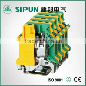 SUK16 Grouding Din Rail Screw Type Terminal Block thumbnail-1