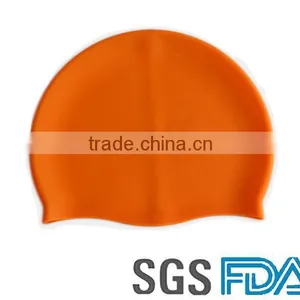 2016 New Style High Quality Silicone Rubber Swim Cap Customize Promotional thumbnail-4