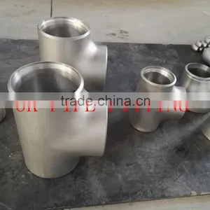 Monel 400 ASTM B366 Equal Tee Monel 400 ASTM B366 Reducing Tee thumbnail-1