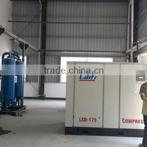 75KW 100HP Belt Drive Stationary Screw Compressor LSB-100A/W Air Compressor thumbnail-6