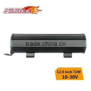 72w 12" Cree Led Driving Light Bar thumbnail-3
