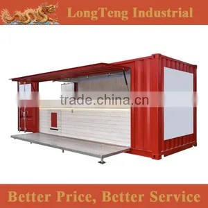 Modern Design 20 ft 40 Feet Shipping Container Coffee Bar With Flying Door thumbnail-1
