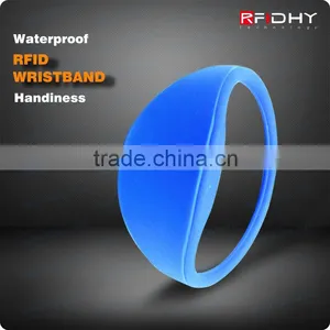 Printed Silicone Wristbands RFID Stock for Fairs thumbnail-1