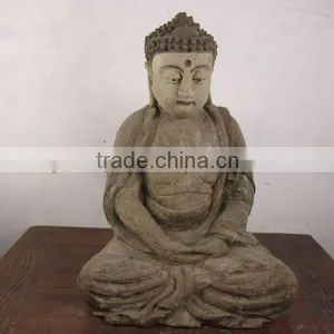 Old Buddha Antique Laughing Buddha Statue in Sale thumbnail-1