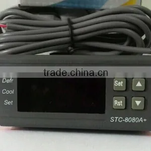 Refrigeration Automatic Defrost Timer Digital Display Microcomputer Temperature Controller STC-8080A+ With Sensor Quality Choice thumbnail-1