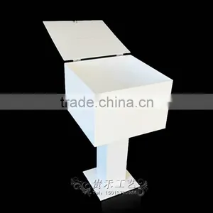 GH-RJ001Shenzhen Factory Wholesale Acrylic Donation Boxes With Locks/white Donation Boxes thumbnail-5