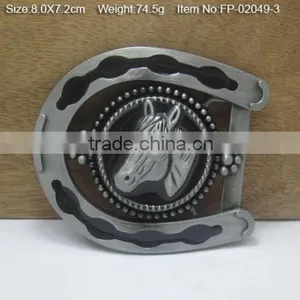Ancient Bronze Horse Cowboy Belt Buckle thumbnail-4