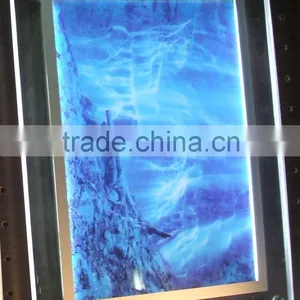 New Edgelight Super Slim Wall Mounted Screw Crystal Led Panel Light Box and Picture Display Billboard thumbnail-2