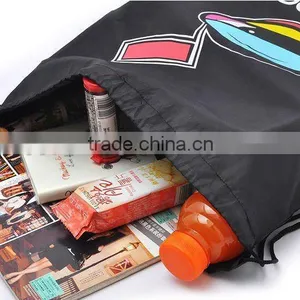 Factory Direct! 2016 New Ployester Drawstring Gym Bag thumbnail-3