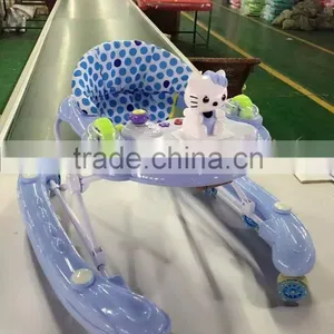 Rotating Wheel Babi Walker/ Plastic New Model Baby Walker/round Baby Walker thumbnail-1