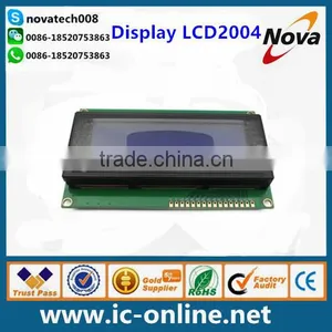 Electronics LCD Module Display Monitor Character Yellow Green Backlight Screen 20*4 20X4 5V LCD2004 2004. thumbnail-1