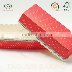 110*49*38mm Hot Selling Rectangle PET Coated Paper Baking Cupcake Cup thumbnail-3