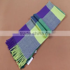 Wholesale Colorful Scarf With Check Pattern thumbnail-1