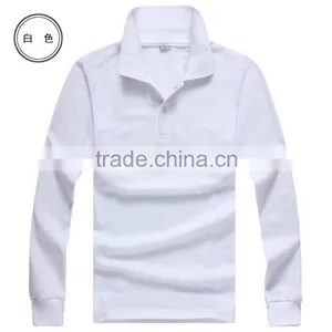 Cheap Price 100% Polyester Long Sleeve Polo Shirt With Pockets thumbnail-1