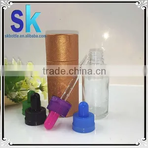 e Liquid Perfume Glass Bottle 30ml Essential Oil Ejuice Glasss Dropper Bottle With Paper Tube thumbnail-5