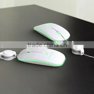Slim/Flat 3D Optical Usb Mouse Mice Super Slim Mouse thumbnail-1