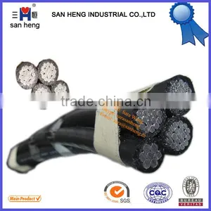 Aluminum Conductor 4 Core Power Cable 35mm ABC Aerial Bundle Cable for Street Lighting thumbnail-5