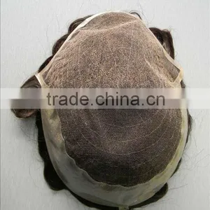 Fine Quality Toupee, Hair Piece for Men, Hair System thumbnail-1