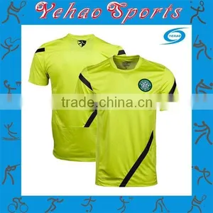 2015 100% Polyester Cool Dry Custom Design Sublimated Green Football Jersey thumbnail-1