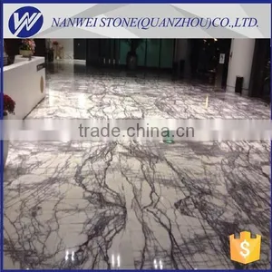 Fancy Indoor Ice White Marble Decorative Building Material thumbnail-1
