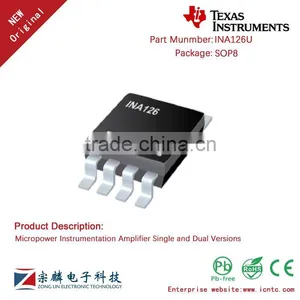 Genuine Original INA126U SOP8 INA126 Instrumentation Amplifier thumbnail-1