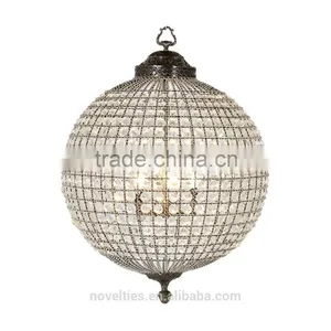 Replicating the Sparkling Lanterns of 19th-century Morocco Chandelier Strung With Hundreds of Multi-Faceted Crystals thumbnail-1
