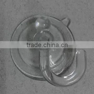 Durable PVC/silicone Material Glass Table Suction Cups With Hook thumbnail-1