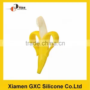 High Quality Cute Silicone Baby Toothbrush Teether Toy thumbnail-2