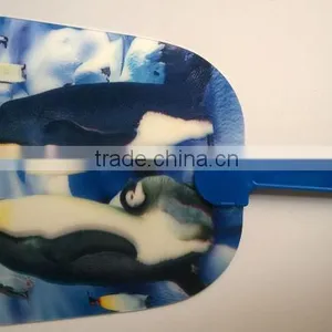 3d Lenticular Plastic Mini Hand Fan thumbnail-1