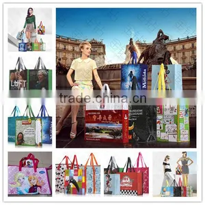 Non Woven Packing Plastic Bag for Clothes Shopping Shoes Carry Bag thumbnail-1