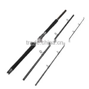 Portable 3-Piece Medium Heavy Graphite Baitcasting Casting Fishing Rod Travel Fishing Rod in Freshwater Inshore Saltwater Fishin thumbnail-1