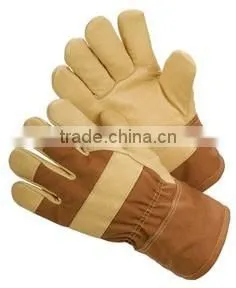 Leather Gloves; Winter Gloves; Cow Grain Leather Gloves thumbnail-1