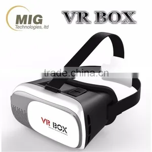VR BOX Head Mount Bluetooth Virtual Reality VR 3D Glasses Gamepad thumbnail-1