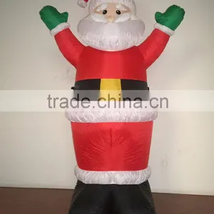 DJ-143R 8ft Indoor Outdoor Led Santa Claus Sofa Inflatable Christmas Decoration thumbnail-4