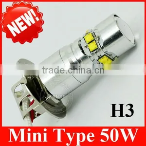 LED LIGHT 12V WHITE H1 H3 MINI FOG LAMP REPLACE H3 HALOGEN LAMP thumbnail-1