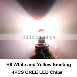 High Technology New Products 2016 h8 Led Fog Light Double Colors Led Lighting Automotive thumbnail-2