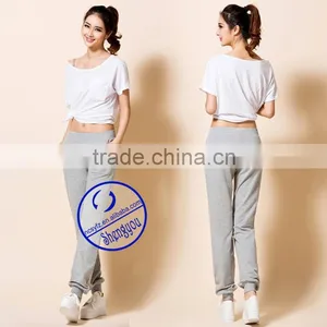 Wholesale Women Plain Sweat Pants With Pocket thumbnail-2