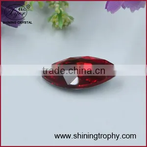 High Qualtiy Ligth SIAM Red Crystal Stone,Ruby Loose Stone for Jewelry thumbnail-1
