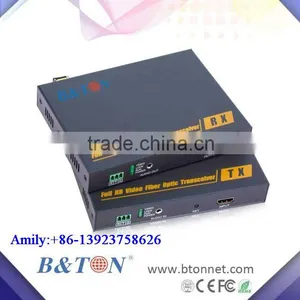 HD SM Fiber Optic HDMI Extender Audio Video CCTV Extender thumbnail-1