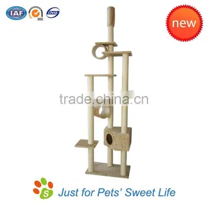 Sisal Wooden Cat Tree thumbnail-1