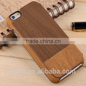 Wood Texture Design PU Leather Case With Card Slot For Iphone 6 thumbnail-3
