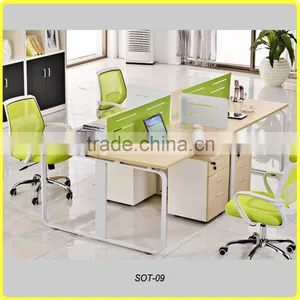 2015 New Design Office Workstation for 4 Person thumbnail-1