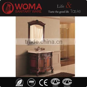 Under Wash Basin Solid Wood Cabinet Oak Wood Bathroom Furniture Cabinet No.2016A thumbnail-1