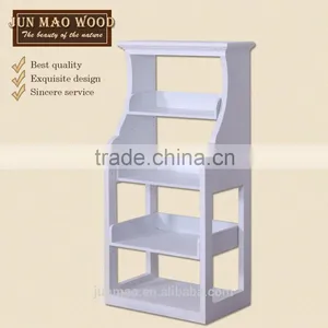 MFD Wood White Colour 4-Ply Display Showcase Makedup/cosmetic Display Stand thumbnail-1