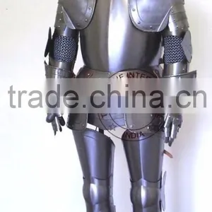 FULL SUIT OF ARMOR - MEDIEVAL KNIGHT CRUSADER SUIT OF ARMOR - WEARABLE ARMOR thumbnail-1