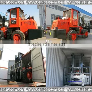 4X4WD All Rough Terrain CPCY 50 Forklift thumbnail-1