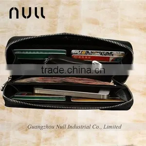 Durable Canvas Leather Zipper Card Holder Wallet for Men thumbnail-5